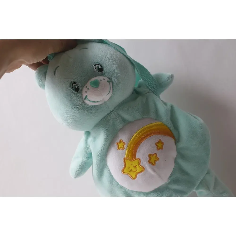 Rare 2004 Care Bears Wish Bear Plush Backpack 14